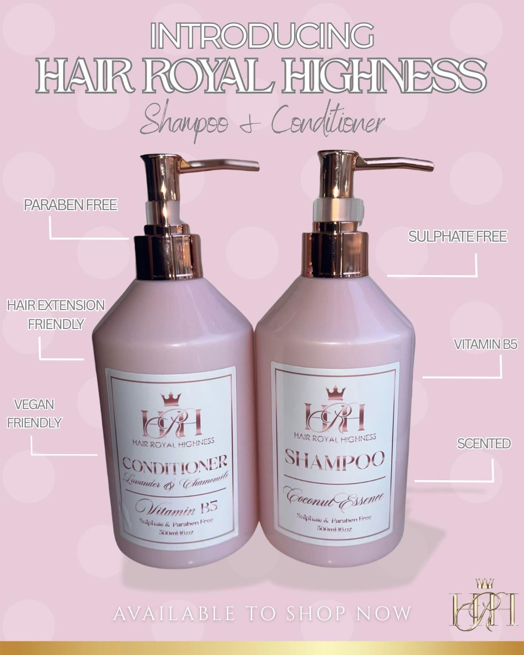 HRH SHAMPOO & CONDITIONER