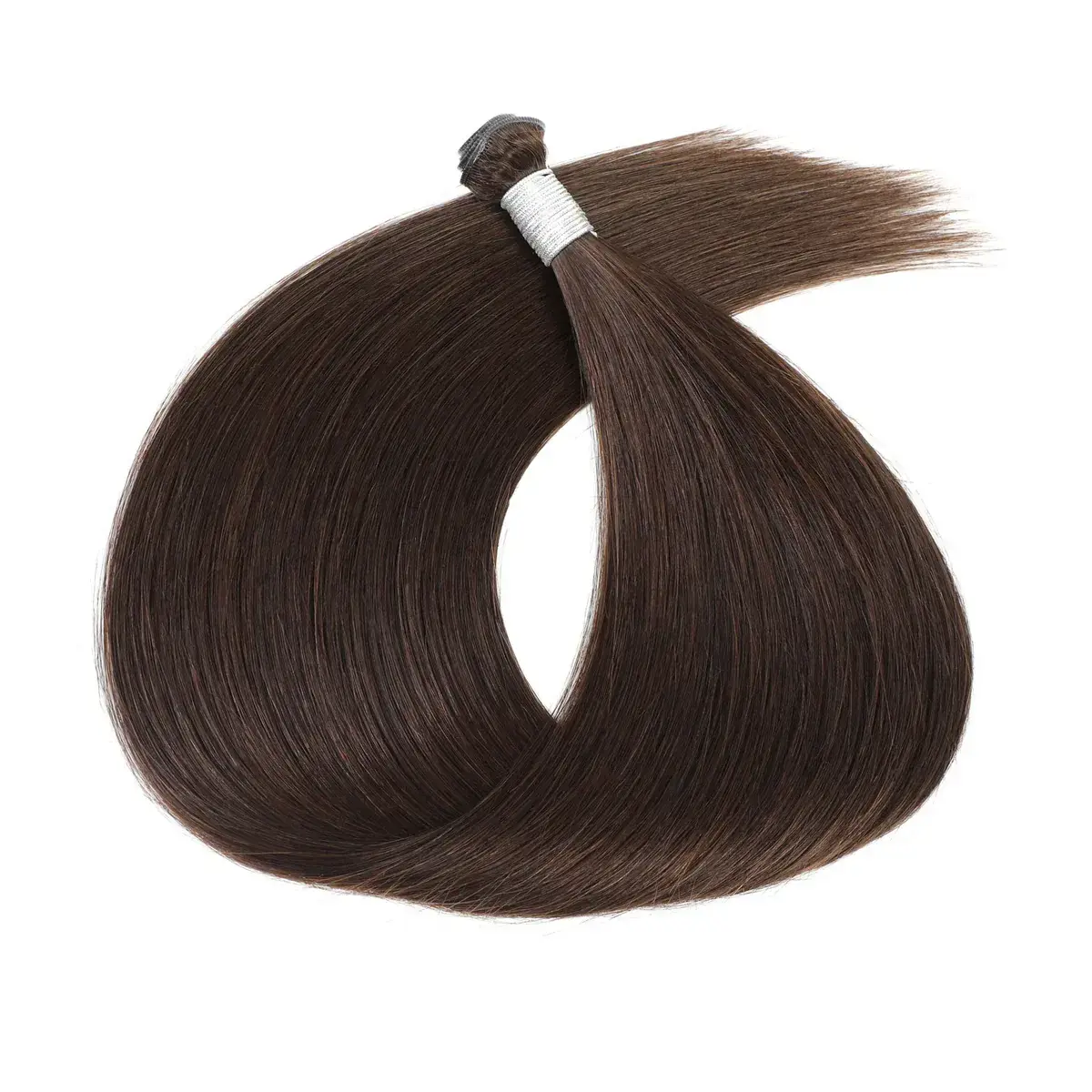 Genius Wefts – 2 Dark Brown Hair Extensions