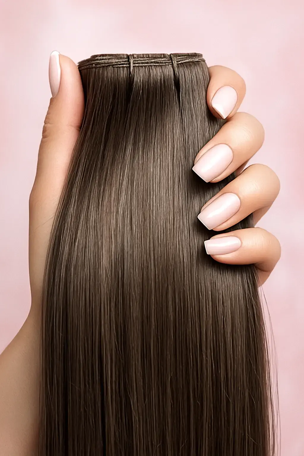 Genius Wefts – 9 Mousey Brown Hair Extensions