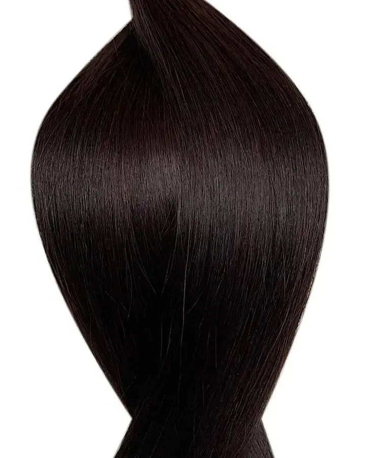 Nano Rings – 1B Natural Black Hair Extensions